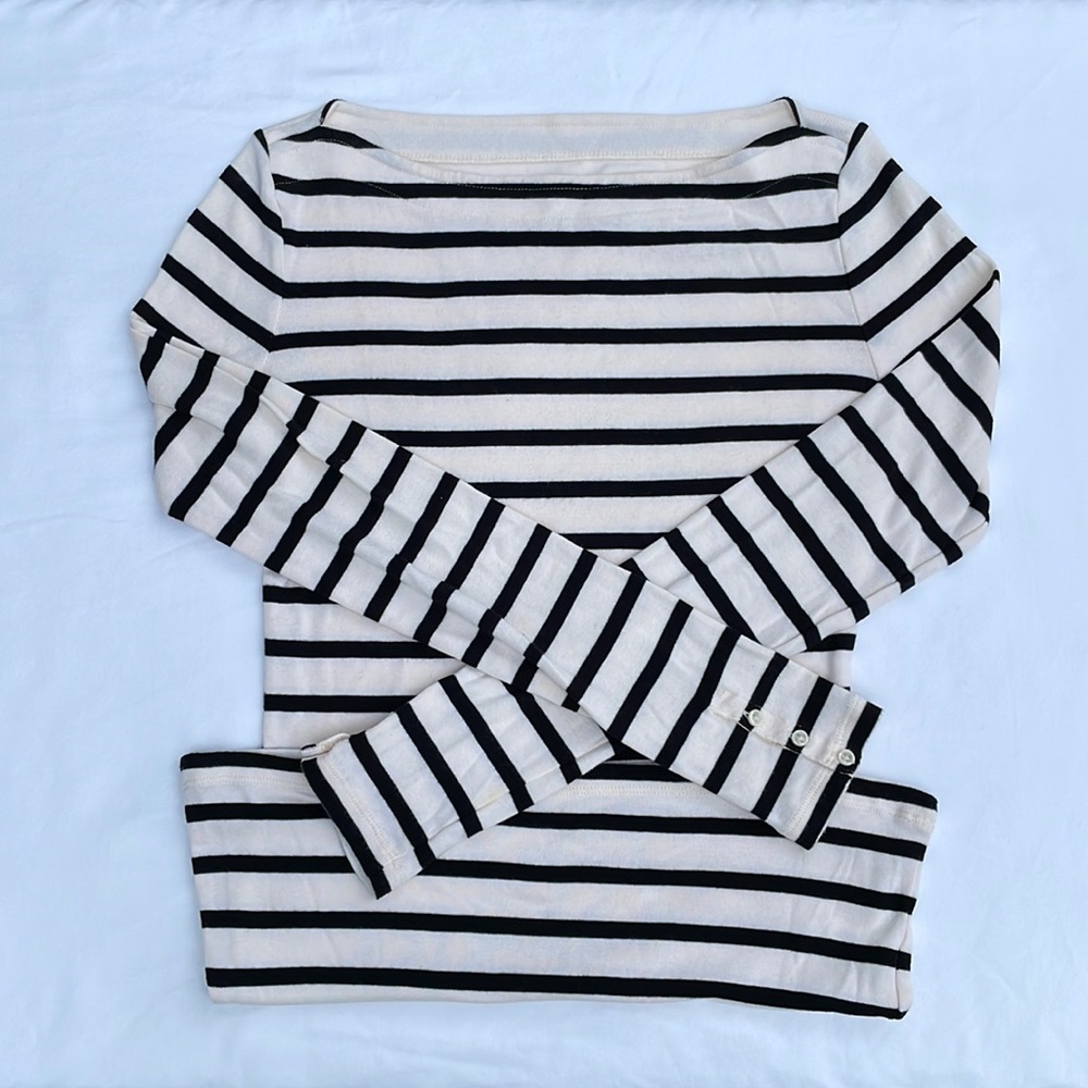 Gap Long Sleeve Striped Top - XS